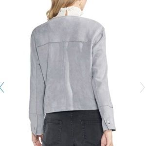 Vince Camuto Faux Suede Jacket Coat Blazer
